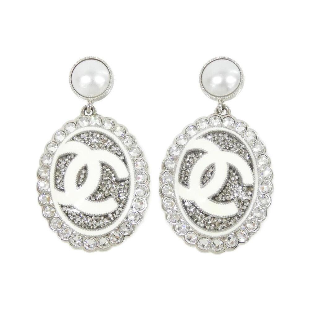 CHANEL Silver Earrings